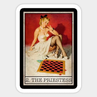 Tarot - The High Priestess Sticker